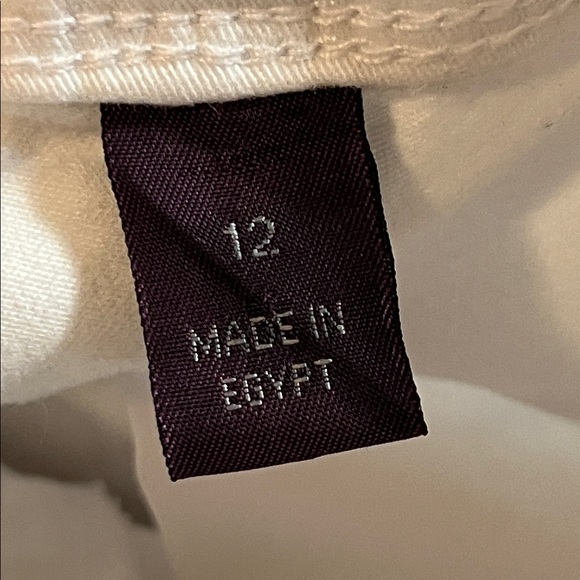 Gloria Vanderbilt Avery Pull On Skimmers Women’s Size 12 White Casual Shorts - Picture 3 of 7